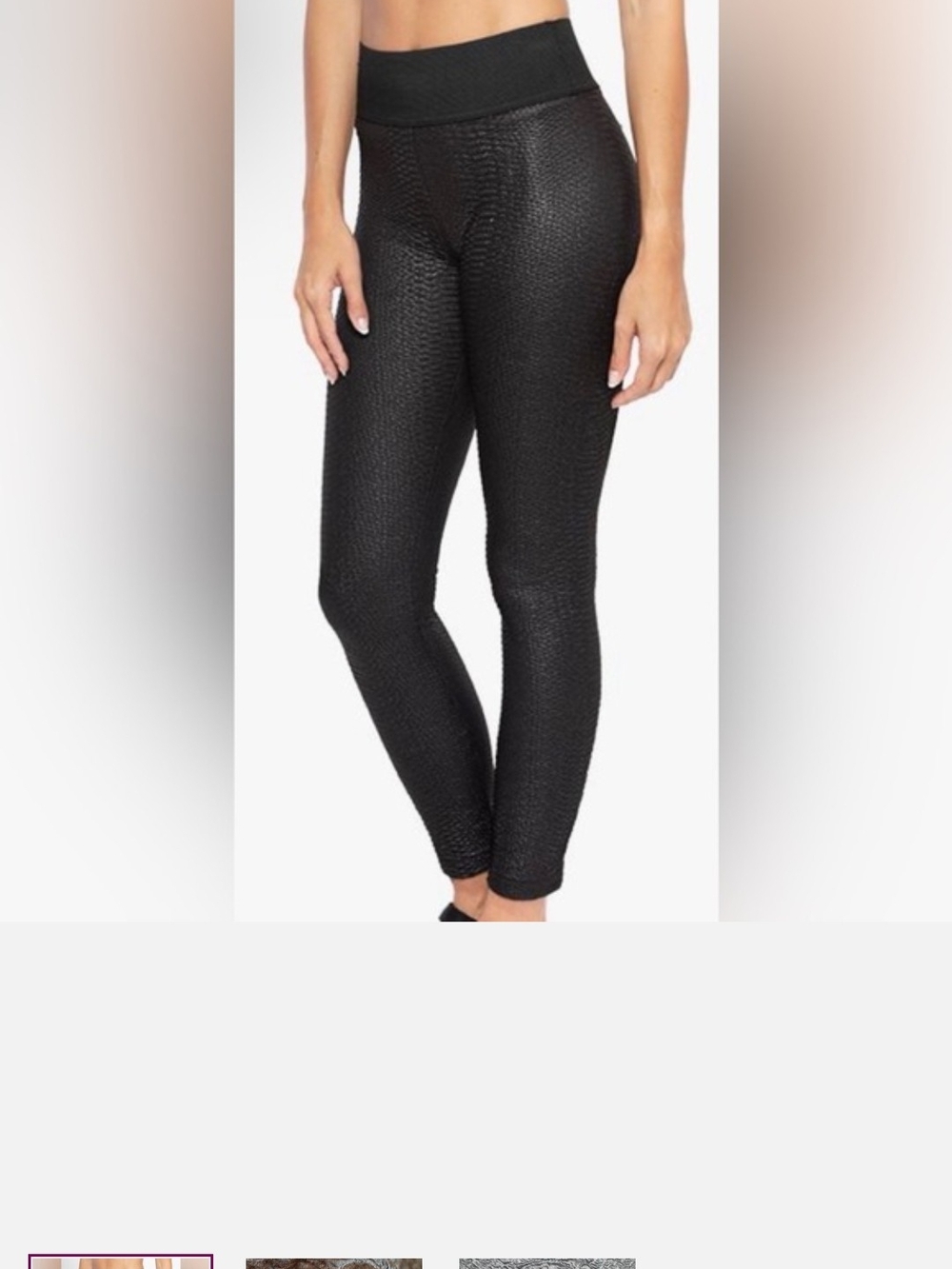 Koral Drive High-Rise Black Legging In Sonic Texture Fabric Size Large NWT